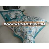 Floral Wash Print Bed Cover Sheet